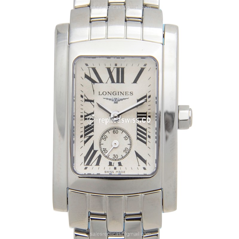 Longines L5.155.4.71.6 Replica - Quartz - Stainless Steel Case - Silver Dial, Clasp - Luxury Replica DOLCE VITA Watch