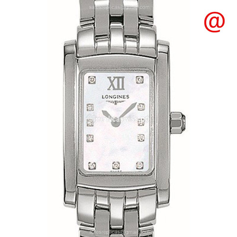 Longines L5.158.4.84.6 Dolce Vita Replica - Quartz - Steel Case - White Dial, Silver Clasp - Luxury Replica DOLCE VITA Watch