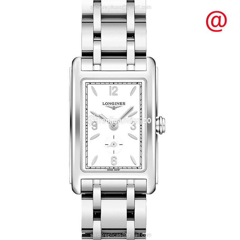 Longines L5.255.4.16.6 Dolce Vita Replica - Quartz - Steel Case, White Dial - Silver Steel Strap - Luxury Replica DOLCE VITA Watch