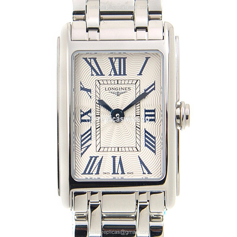 Longines Dolce Vita Replica - Quartz - Silver Dial on Steel - Luxury Replica DOLCE VITA Watch