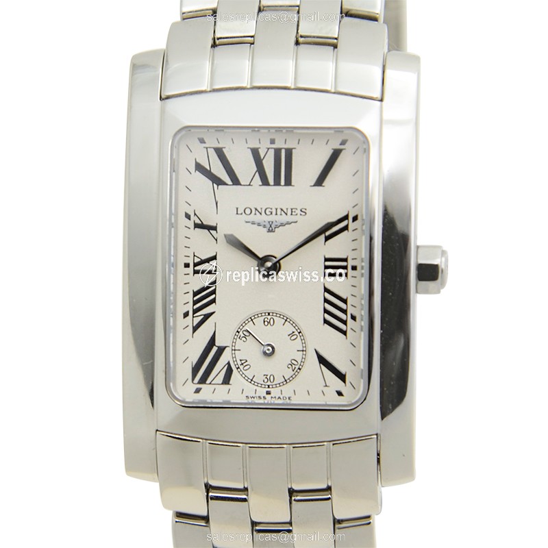 Longines L5.502.4.71.6 Replica - Quartz - Stainless Steel Case - Silver Dial - Luxury Replica DOLCE VITA Watch