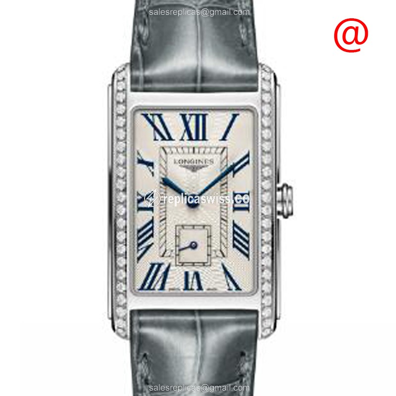 Longines Dolce Vita Replica - Quartz - Stainless Steel & Diamond - Silver Dial - Luxury Replica DOLCE VITA Watch