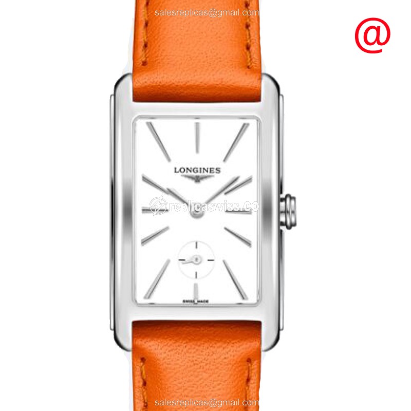 Longines L5.512.4.11.8 DOLCE VITA Replica - Quartz - Silver Dial on Leather Strap - Luxury Replica DOLCE VITA Watch