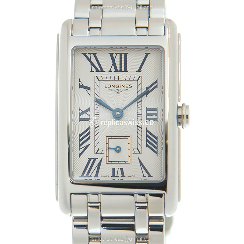 Longines L5.512.4.71.6 Replica - Quartz - Stainless Steel Case - White Dial - Luxury Replica DOLCE VITA Watch