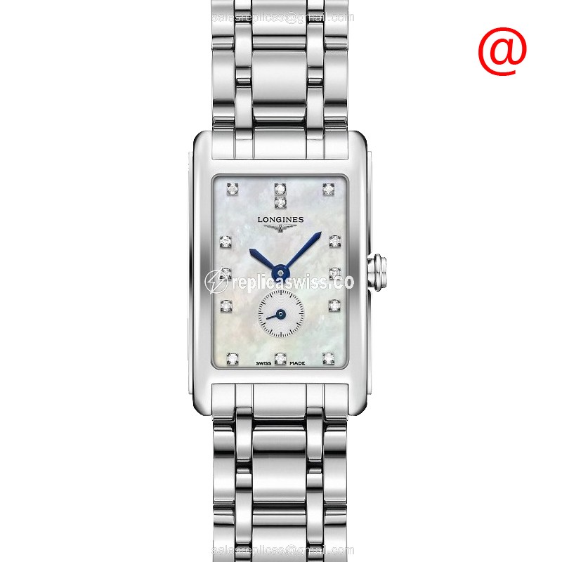 Longines L5.512.4.87.6 Dolce Vita Replica - Quartz - Steel Case - White Dial, Silver Clasp - Luxury Replica DOLCE VITA Watch