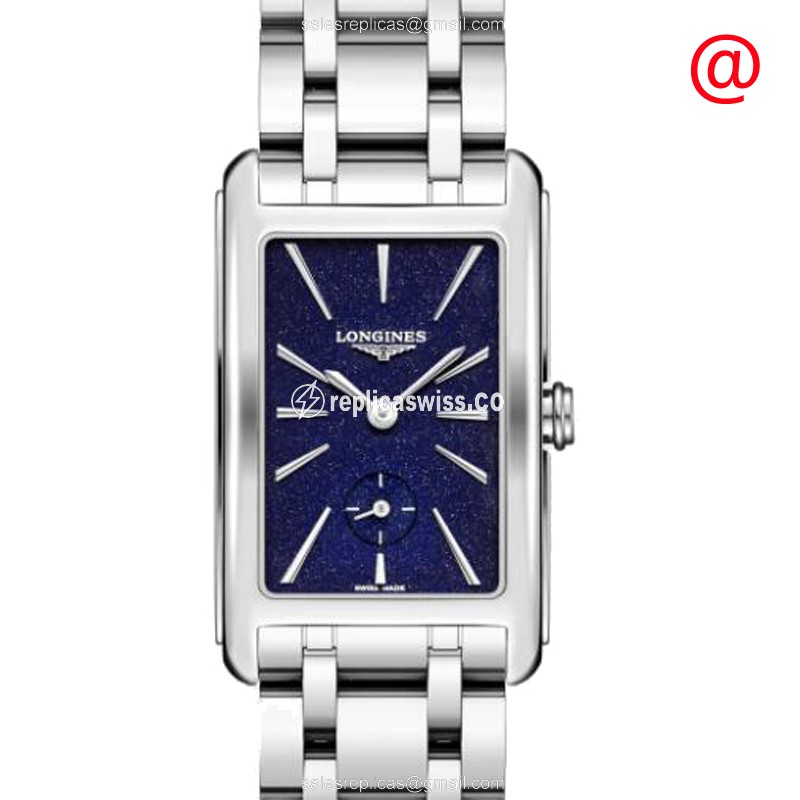 Longines Dolce Vita Replica - Quartz - Steel Case - Blue Dial - Silver Steel Strap - Luxury Replica DOLCE VITA Watch