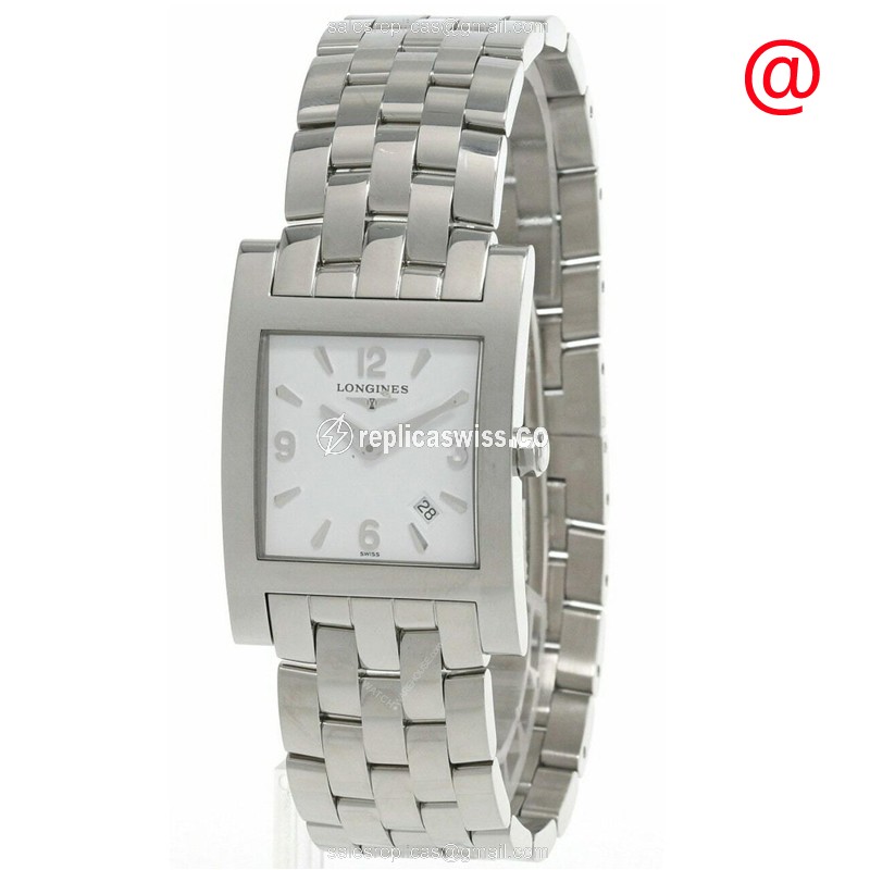 Longines DOLCE VITA Quartz - White Dial - Steel Case on Silver strap - Luxury Replica DOLCE VITA Watch