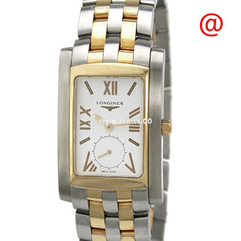 Longines L5.670.5.15.8 Dolce Vita Replica - Quartz - 18kt Gold Case - White Dial