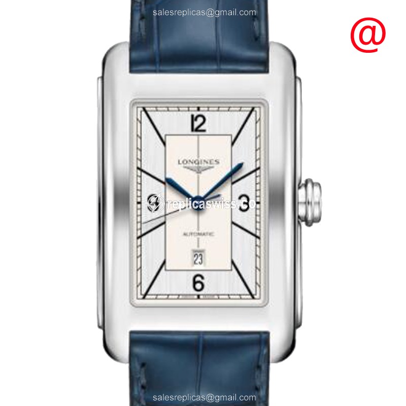 Longines Dolce Vita Replica - Automatic - Silver - Blue - Luxury Replica DOLCE VITA Watch