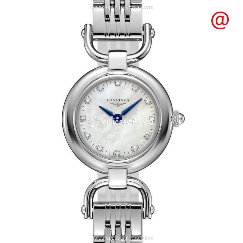 Longines L6.129.4.87.6 Equestrian Replica - Quartz - White Dial, Silver Steel Band - Luxury  Watch