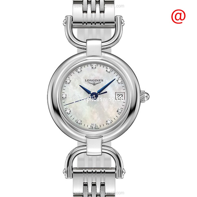 Longines Equestrian Quartz Watch - Stainless Steel - White Dial - Silver Steel Strap - Luxury Replica EQUESTRIAN Watch