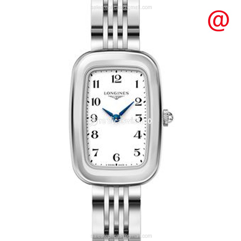 Longines EQUESTRIAN Quartz Watch - Silver Steel - Silver Dial - Clasp - Luxury Replica EQUESTRIAN Watch