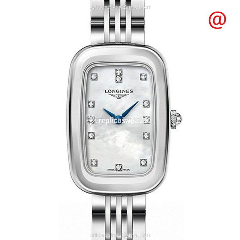 Longines EQUESTRIAN Quartz - Stainless Steel Case - White Dial - Silver Steel Strap - Luxury Replica EQUESTRIAN Watch