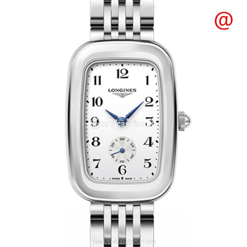 Longines Equestrian Replica - Quartz - Steel Case, White Dial - Silver Steel Clasp - Luxury Replica EQUESTRIAN Watch