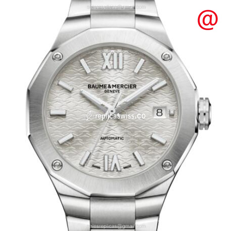 Baume & Mercier RIVIERA Replica - Automatic - Silver Dial - Steel Case & Band - Luxury Replica RIVIERA Watch