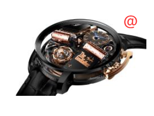 Jacob & Co Replica OPERA - Manual - 18kt Rose Gold - Titanium Case - Black Dial - Luxury Replica OPERA Watch