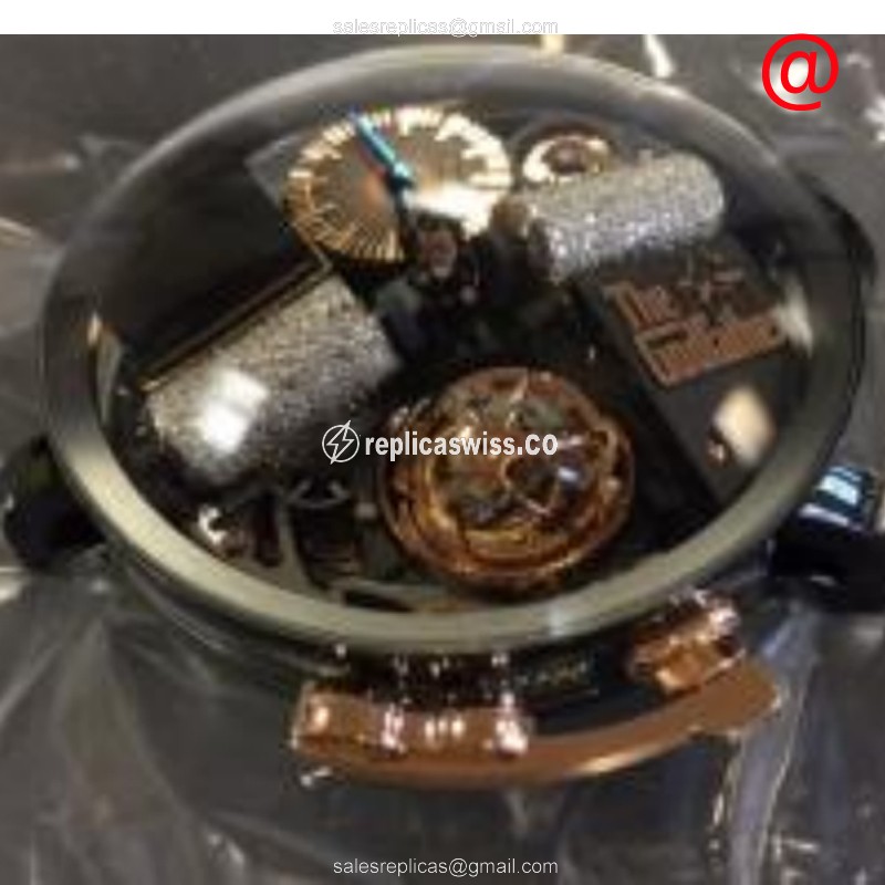 Jacob & Co. Opera Replica - Manual Wind - Titanium Case - Black Dial - Luxury Replica OPERA Watch