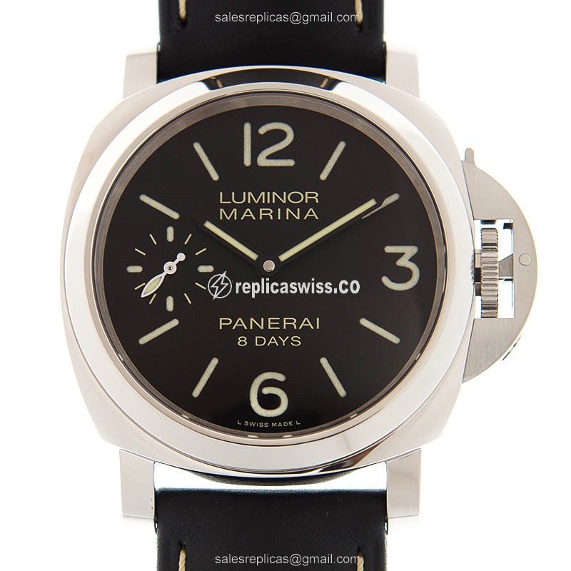 Panerai PAM00510 Replica - Manual - Stainless - Black Dial - Buckle Clasp