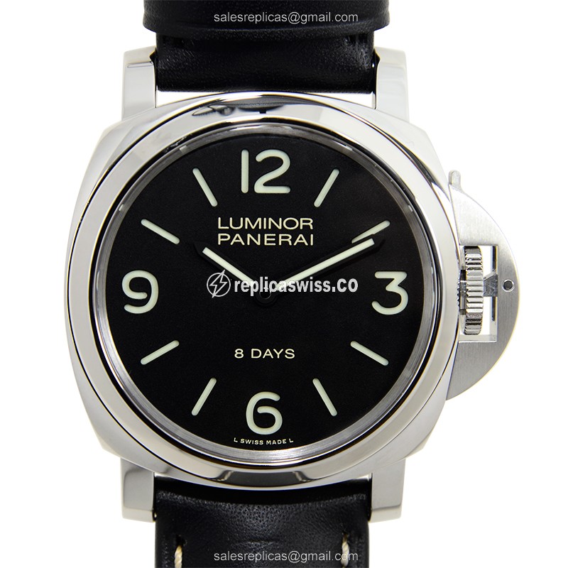 Panerai PAM00560 Replica - Manual Wind - Steel - Black Dial - Luxury Replica LUMINOR Watch