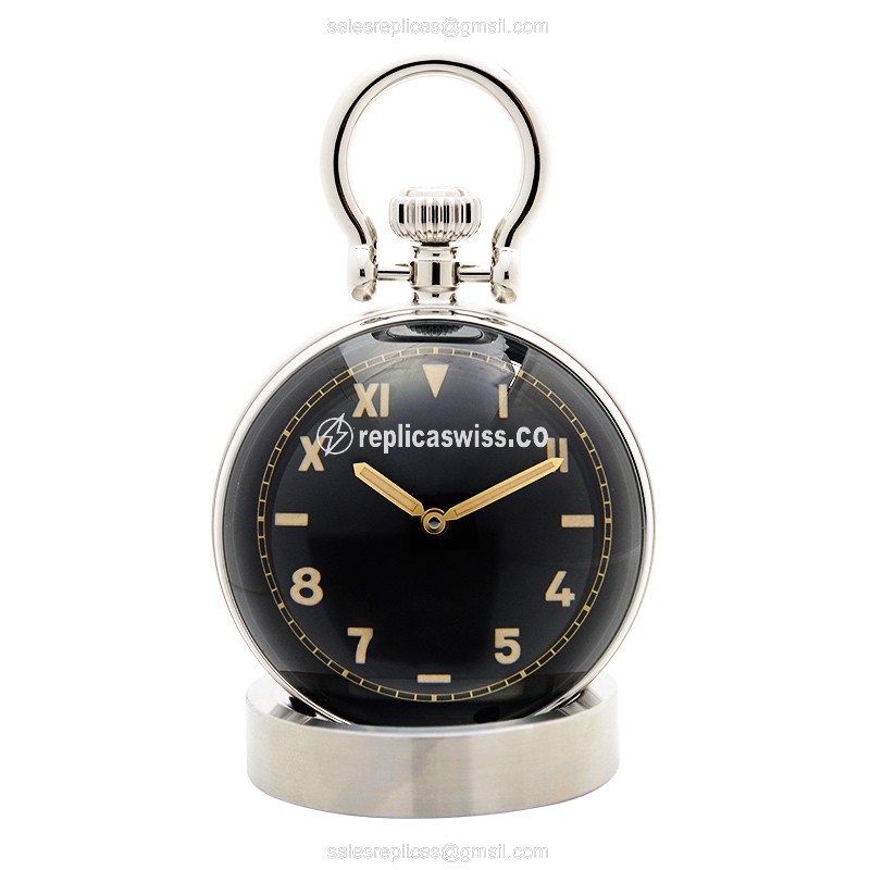Panerai PAM00651 Manual Wind - Black Dial - Stainless Steel Case - 44mm - Luxury Panerai Watch