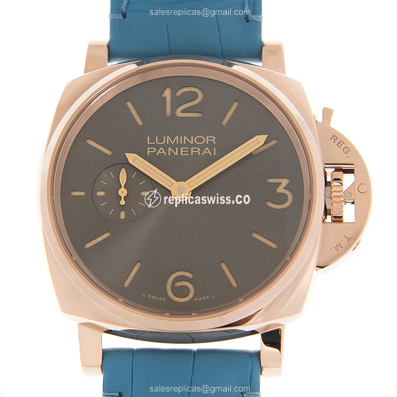 Panerai PAM00677 LUMINOR Manual Wind 18kt Rose Gold