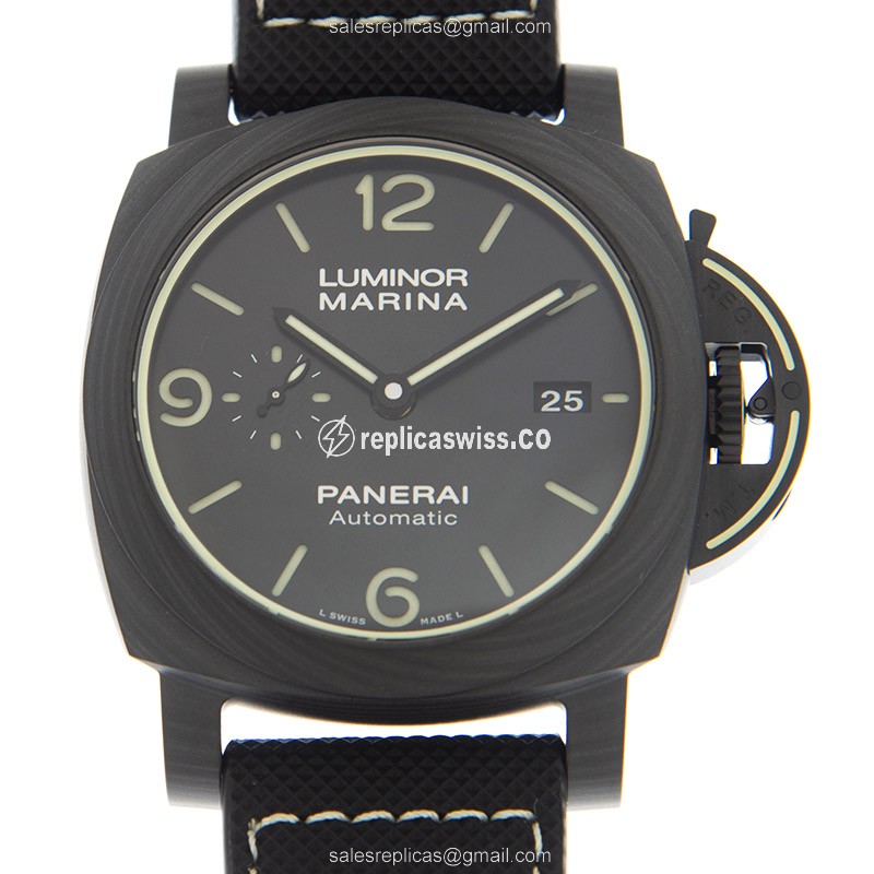 Panerai Luminor Marina Replica - Automatic - Black Rubber - 44mm