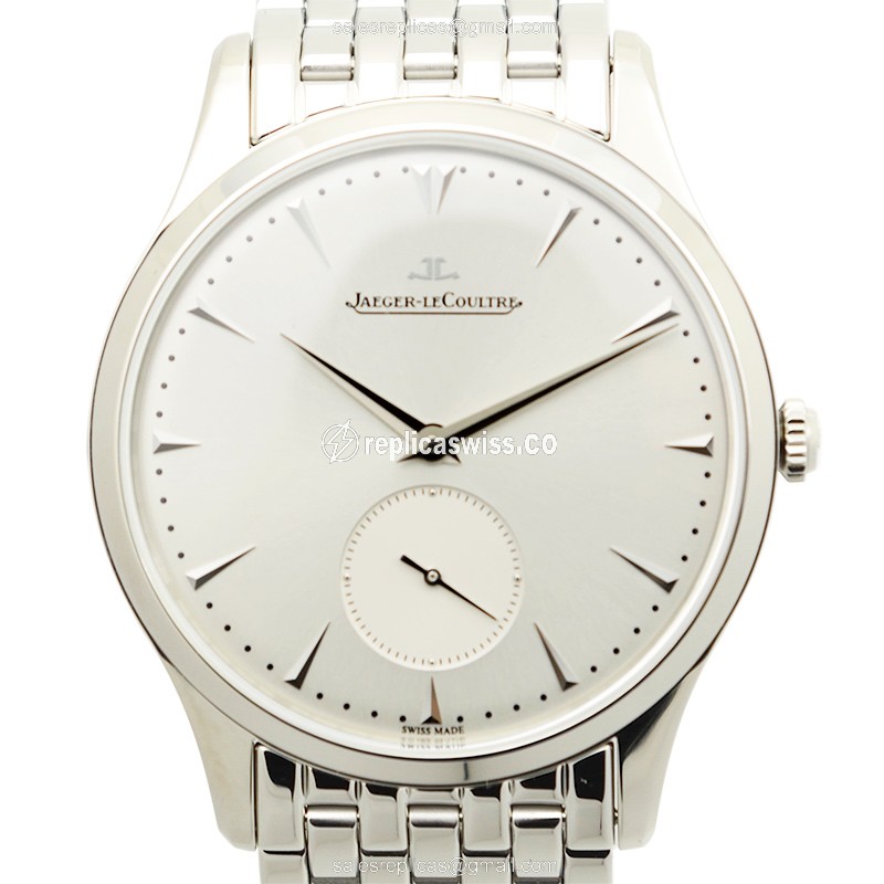 Jaeger-Lecoultre Q1358120 Replica - Ultra Thin - Automatic - Steel Case - Silver Dial - Steel Band