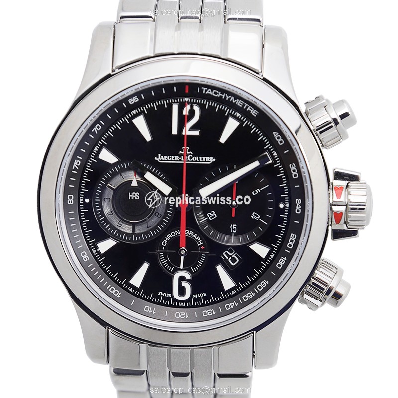 Jaeger-Lecoultre Q1758121 Replica - Ultra Thin - Automatic - Black Dial - Steel Case & Band