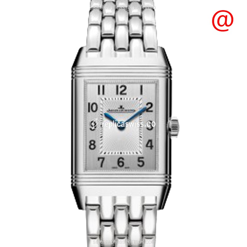 Jaeger-Lecoultre Q2588120 REVERSO - Manual Wind - Steel Case - Silver Dial - Silver Band - Luxury Replica REVERSO Watch