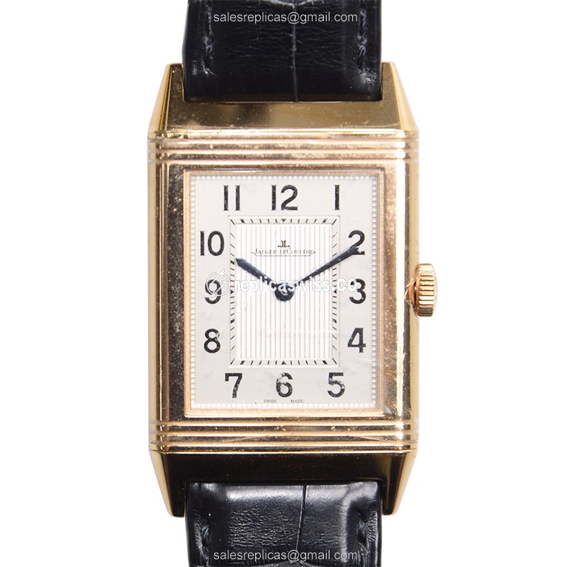 Jaeger-Lecoultre Q2782520 REVERSO - Manual - 18kt Rose Gold - White Dial - Buckle Clasp