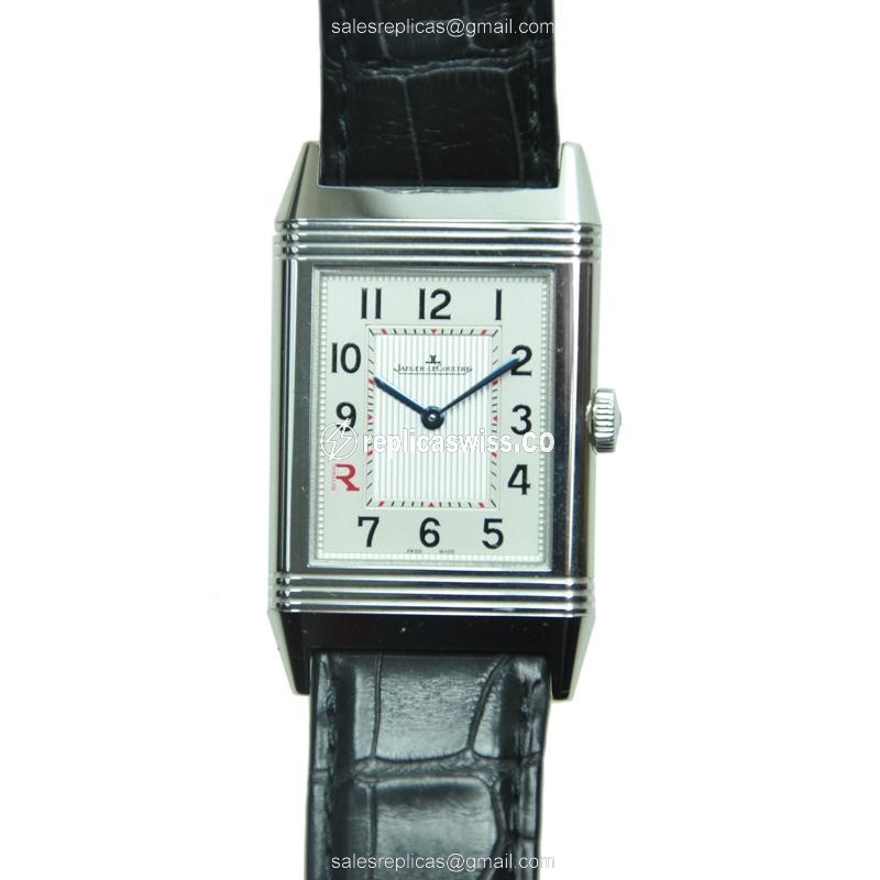 Jaeger-Lecoultre Q2788522 REVERSO - Automatic - Stainless Steel - Silver Dial - Alligator Black Buckle