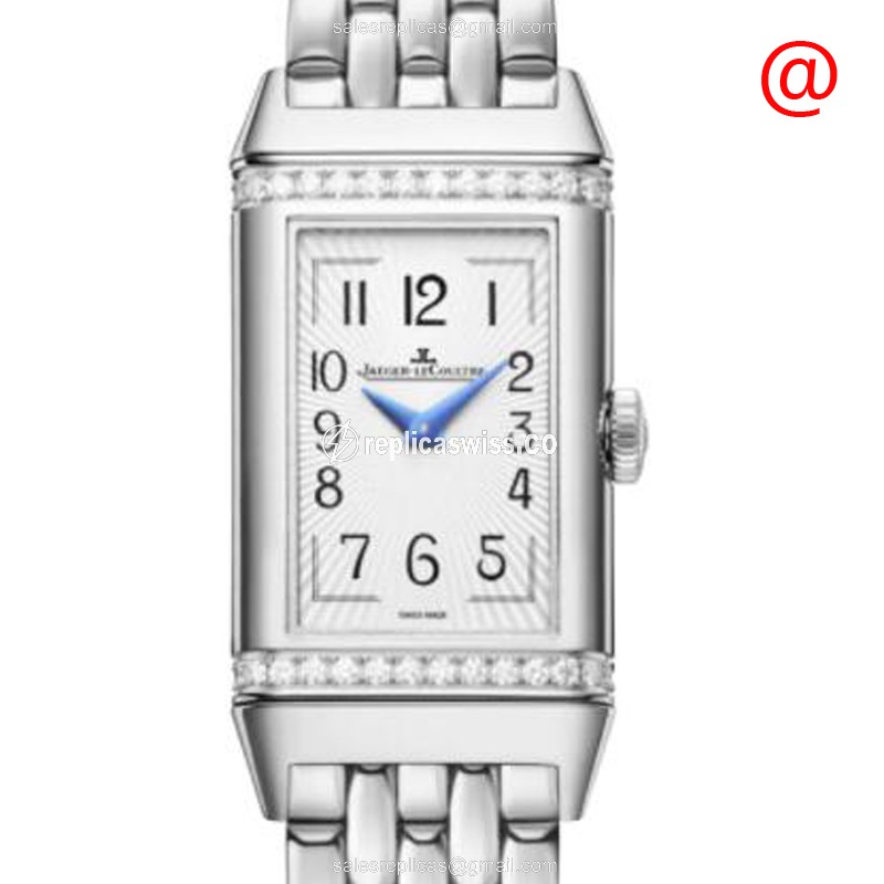 Jaeger-Lecoultre Q3348120 REVERSO - Manual - Stainless Steel - Silver Dial - Clasp - Steel Strap - Luxury Replica REVERSO Watch