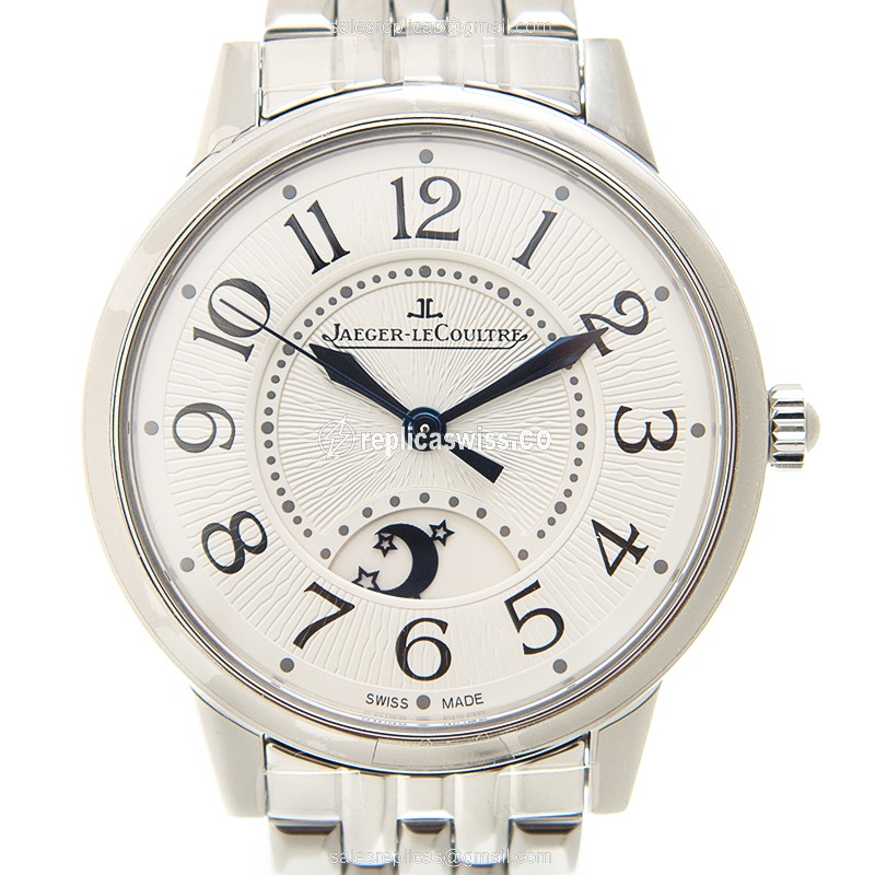 Jaeger-Lecoultre Rendez-Vous Automatic - White Dial - Silver Steel Case - Steel Band