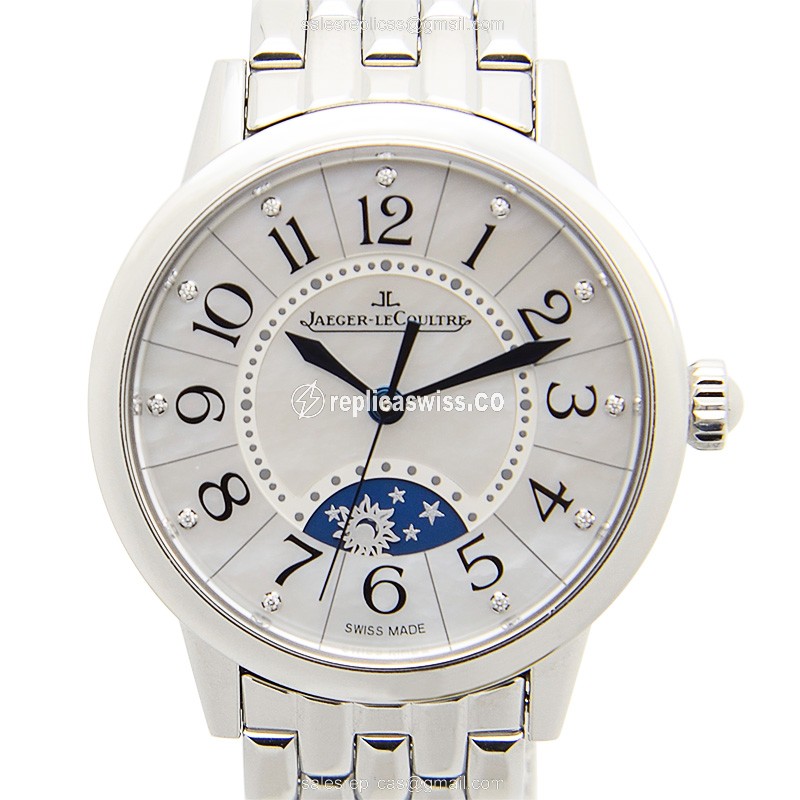 Jaeger-LeCoultre Rendez-Vous Replica - Auto - Steel - White