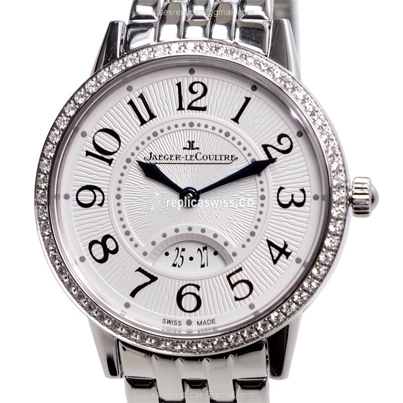 Jaeger-Lecoultre Q3478121 Rendez-Vous Quartz Steel Diamond Silver Dial Clasp