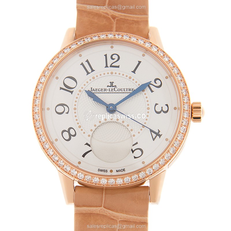 Jaeger-Lecoultre Q3572420 Rendez-Vous - 18kt Rose Gold - Diamonds - Silver Dial - Automatic