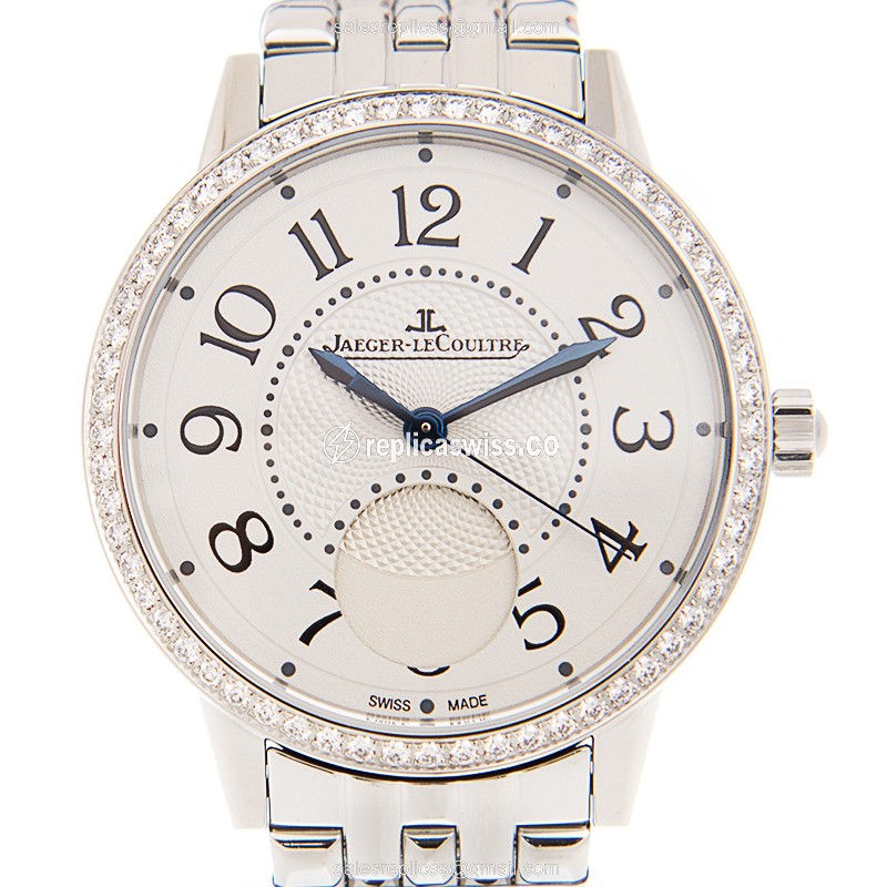 Jaeger-Lecoultre Q3578120 Rendez-Vous Replica - Automatic - Steel Case - White Dial - Silver Strap