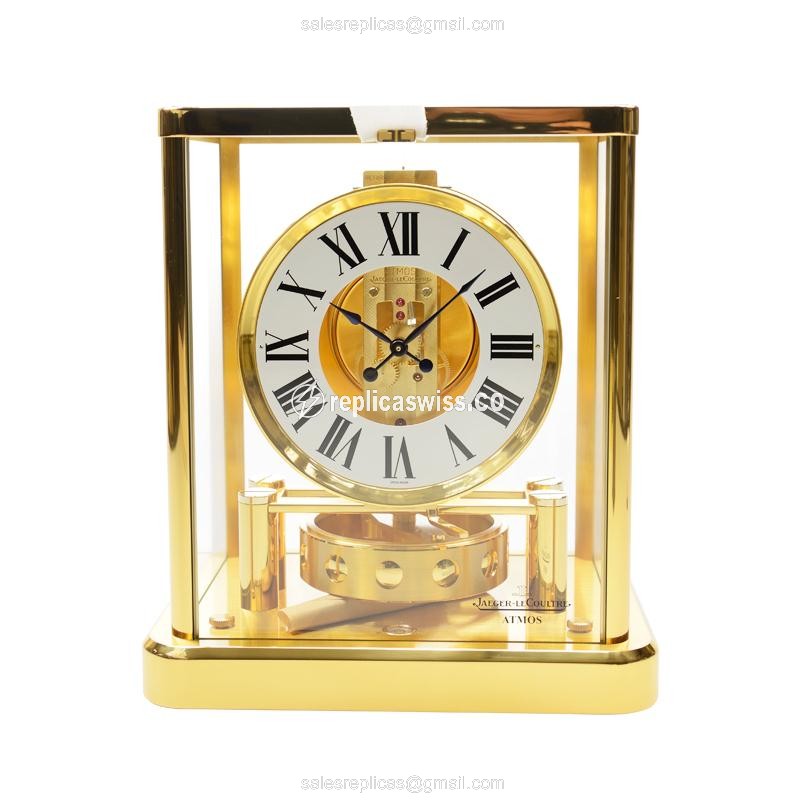 Jaeger-Lecoultre Q5101202 Replica - Automatic PVD Gold - White Dial - Luxury Replica ATMOS CLASSIQUE Watch