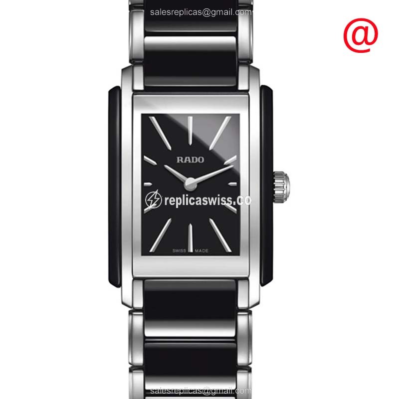 Rado Integral Replica - Quartz - Ceramic Case - Black Dial - Black Ceramic Strap
