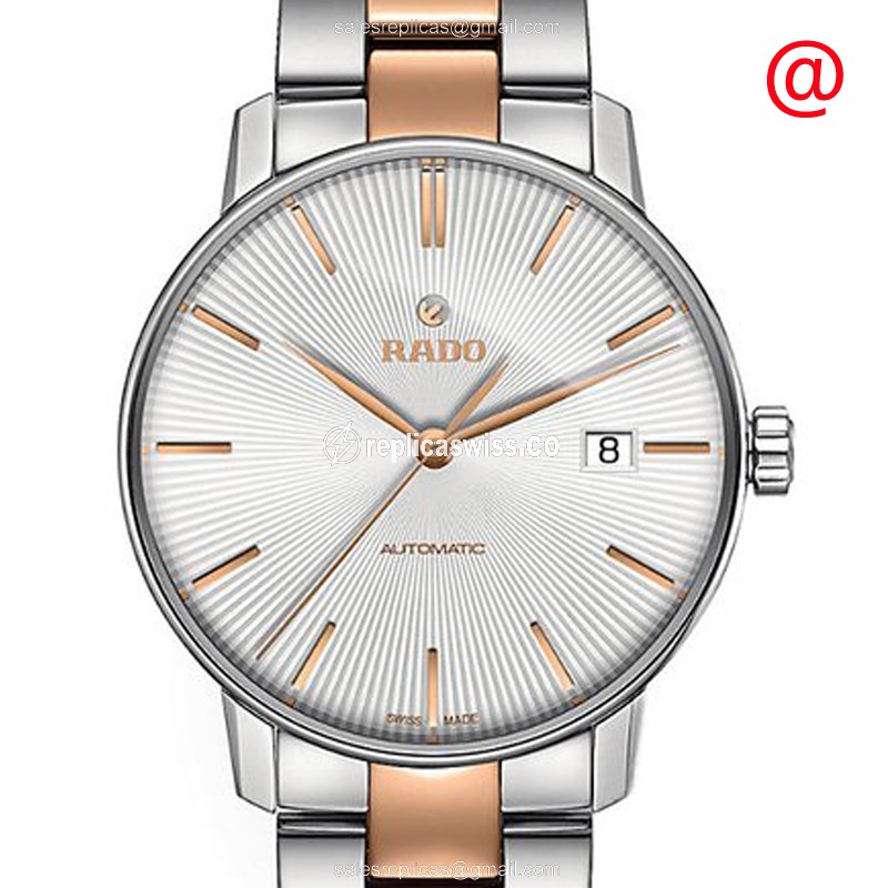 Rado Coupole Classic Replica - Automatic - Silver Dial - Steel Case & Band - Luxury Replica COUPOLE CLASSIC Watch