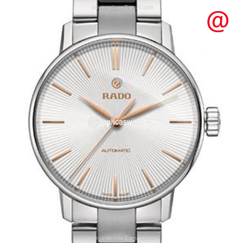 Rolex R22862023 Coupole Classic Replica - Automatic - Steel Case - Silver Dial - Silver Band - Luxury Rado Replica Watch
