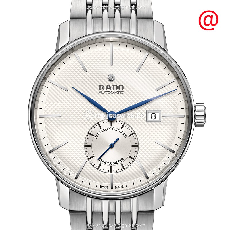 Rado Coupe Classic Replica - Automatic - Steel Case - White Dial - Silver Steel Band - Luxury Replica COUPOLE CLASSIC Watch
