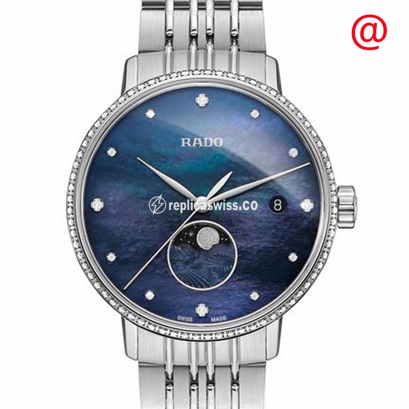 Rado COUPOLE CLASSIC Replica - Automatic - Blue Dial - Steel Case & Band - Luxury Replica COUPOLE CLASSIC Watch