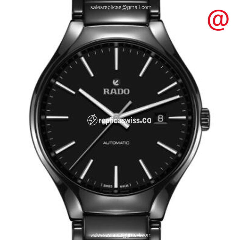 Rado R27056152 TRUE - Auto Ceramic - Black Dial - Black Ceramic Band