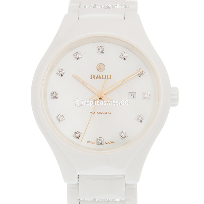 Rolex R27244902 TRUE - Automatic Ceramic - White Dial - Clasp - White Ceramic Strap
