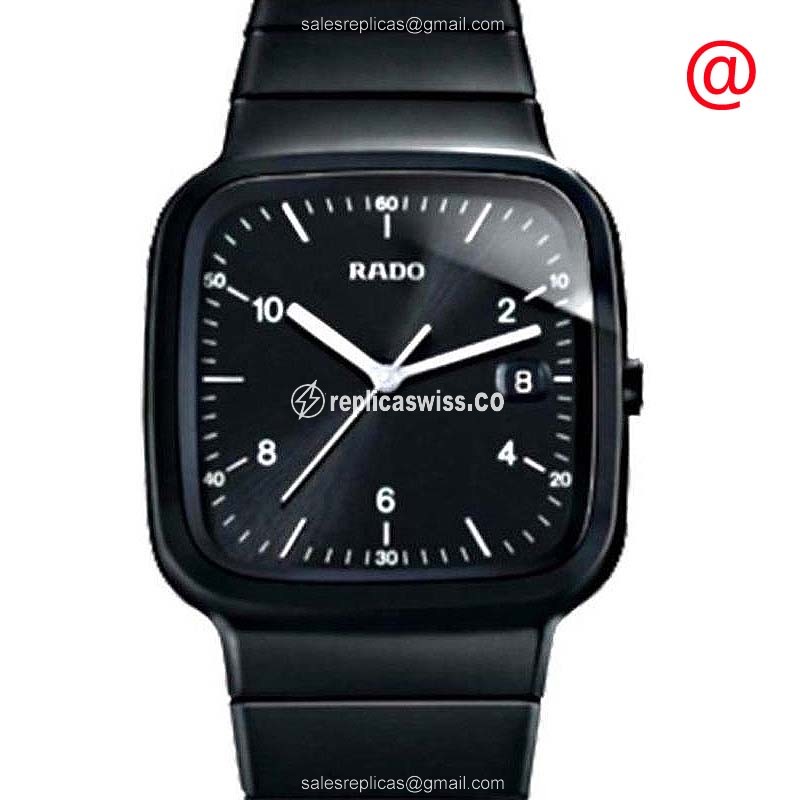 Rado R28888162 Hyperchrome Quartz Ceramic - Black Dial - Ceramic Strap - Black Clasp - Luxury Replica HYPERCHROME Watch