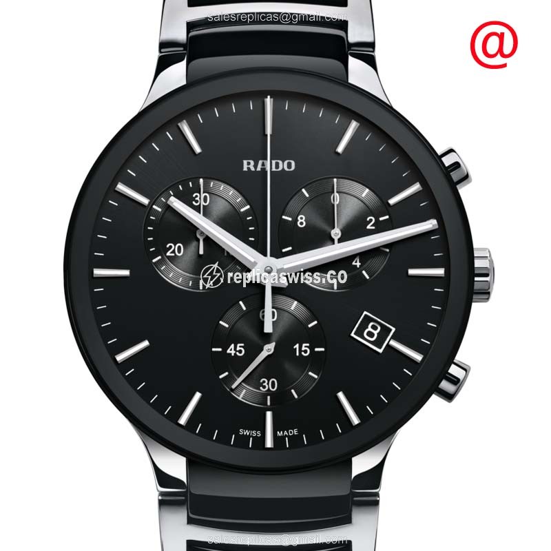 Rado Centrix Replica Watch - Quartz - Steel - Black Dial - Luxury Replica CENTRIX Watch