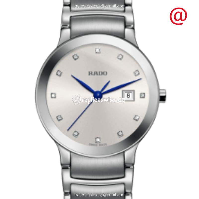 Rado CENTRIX Quartz - Steel Case - Silver Dial - Steel Band - Clasp - Luxury Replica CENTRIX Watch