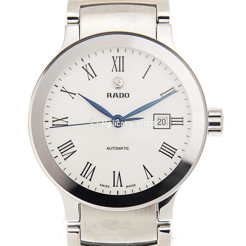 Rado R30940013 Centrix Automatic Steel White Dial Silver Clasp