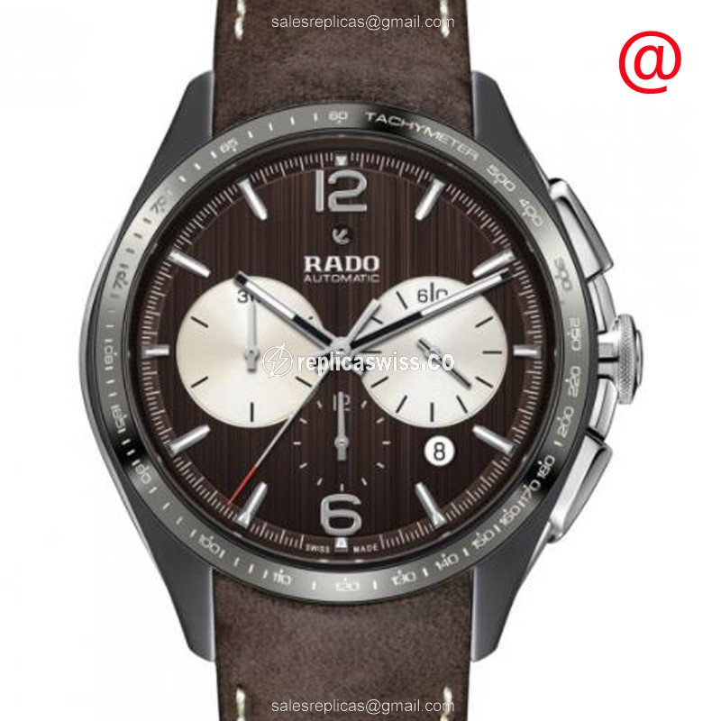 Rado Hyperchrome Replica - Automatic - Brown Dial - Leather Strap - Buckle Clasp - Luxury Replica HYPERCHROME Watch